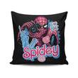 Spidey in NYC - Throw Pillow