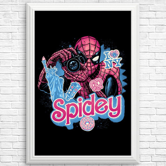 Spidey in NYC - Posters & Prints