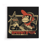 Spinnin' D - Canvas Print