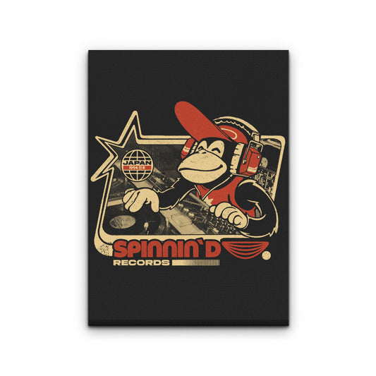 Spinnin' D - Canvas Print