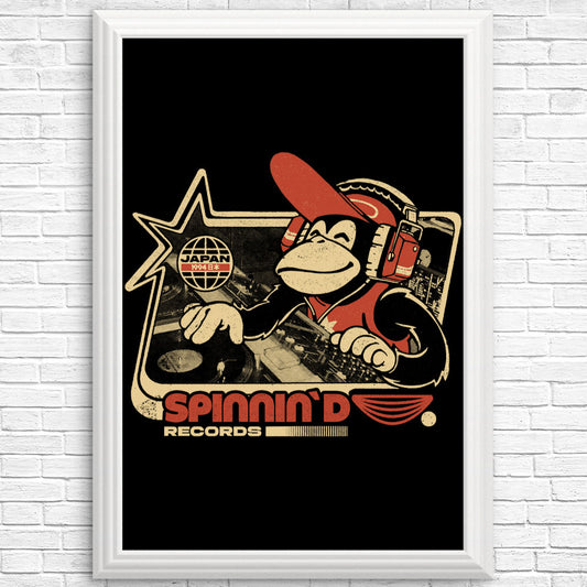 Spinnin' D - Posters & Prints