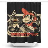 Spinnin' D - Shower Curtain