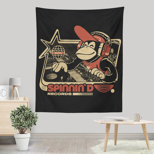 Spinnin' D - Wall Tapestry