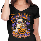Spooky Beach Day - Women's V-Neck