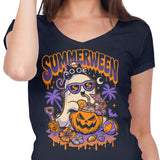Spooky Beach Day - Women's V-Neck