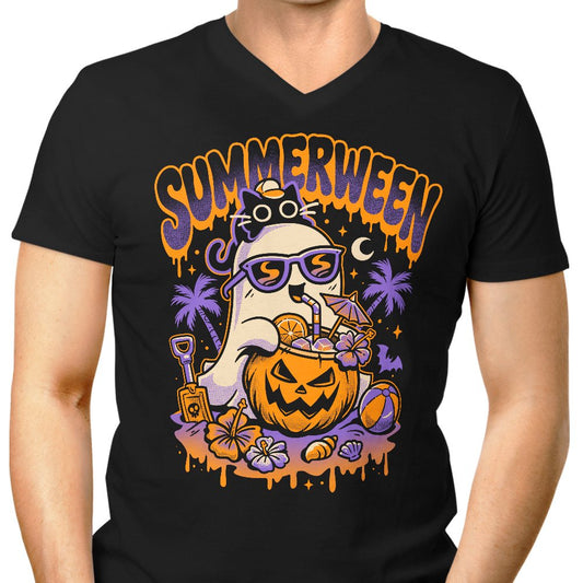 Spooky Beach Day - Men's V-Neck