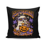 Spooky Beach Day - Throw Pillow