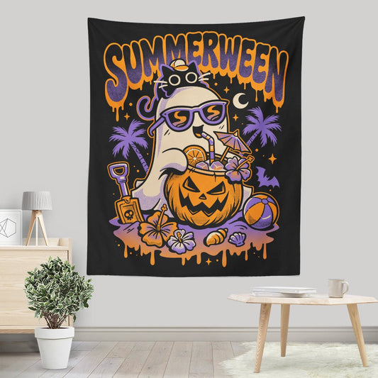 Spooky Beach Day - Wall Tapestry