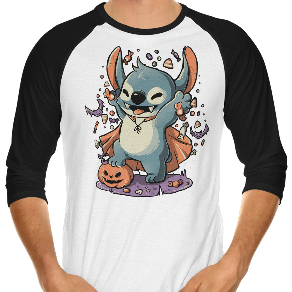 Spooky Candy 626 - 3/4 Sleeve Raglan T-Shirt