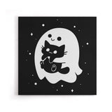 Spooky Cat Snatcher - Canvas Print