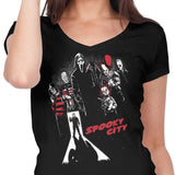 Spooky City - Women's V-Neck