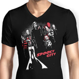Spooky City - Men's V-Neck