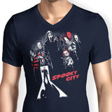 Spooky City - Men's V-Neck
