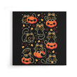 Spooky Season Cats - Canvas Print