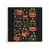 Spooky Season Cats - Canvas Print