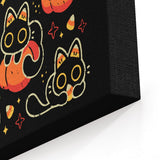 Spooky Season Cats - Canvas Print
