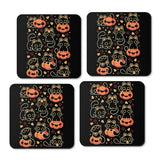 Spooky Season Cats - Coasters