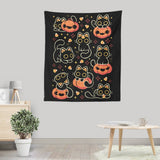 Spooky Season Cats - Wall Tapestry