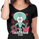 Squidward Game - Women's V-Neck