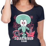 Squidward Game - Women's V-Neck