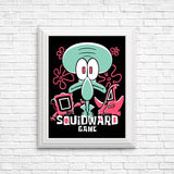 Squidward Game - Posters & Prints