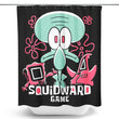 Squidward Game - Shower Curtain