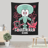 Squidward Game - Wall Tapestry