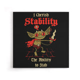 Stabby Goblin - Canvas Print