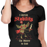 Stabby Goblin - Women's V-Neck