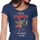 Stabby Goblin - Women's V-Neck