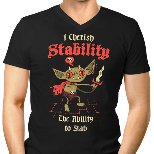 Stabby Goblin - Men's V-Neck