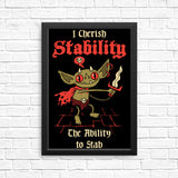 Stabby Goblin - Posters & Prints