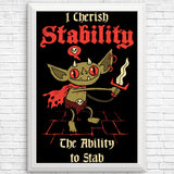 Stabby Goblin - Posters & Prints