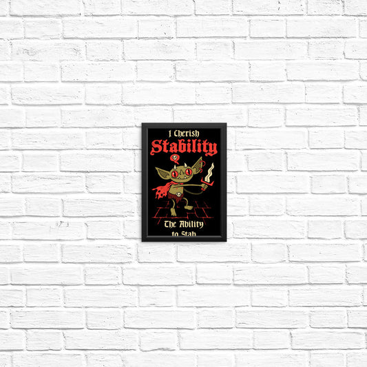 Stabby Goblin - Posters & Prints