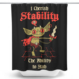 Stabby Goblin - Shower Curtain