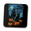 Starry Black Cat - Coasters