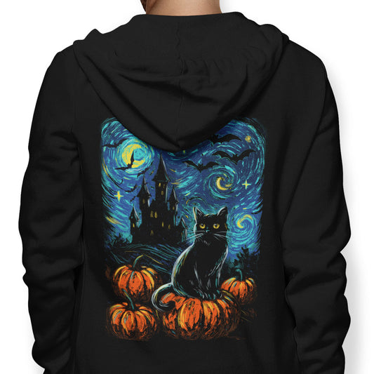 Starry Black Cat - Hoodie