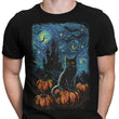 Starry Black Cat - Men's Apparel