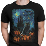 Starry Black Cat - Men's Apparel