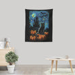 Starry Black Cat - Wall Tapestry