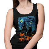Starry Black Cat - Tank Top