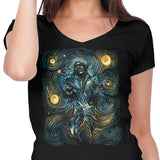 Starry Carbonite - Women's V-Neck