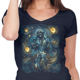 Starry Carbonite - Women's V-Neck