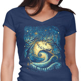 Starry Christmas - Women's V-Neck