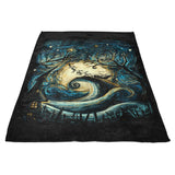 Starry Christmas - Fleece Blanket
