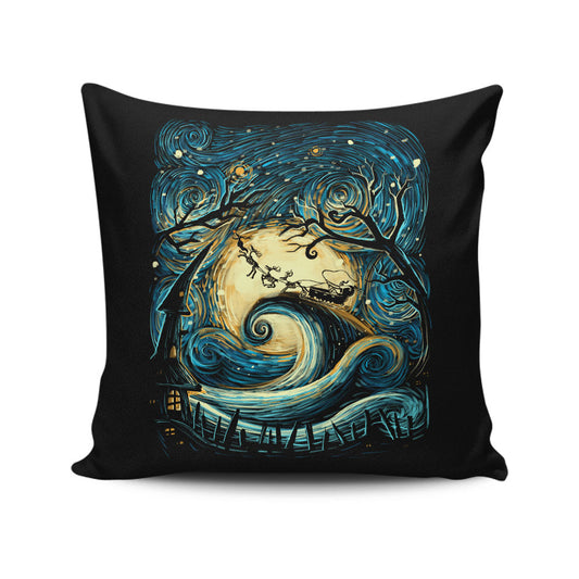 Starry Christmas - Throw Pillow