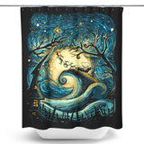 Starry Christmas - Shower Curtain