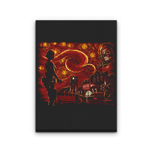 Starry Evil (Alt) - Canvas Print
