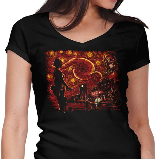 Starry Evil (Alt) - Women's V-Neck