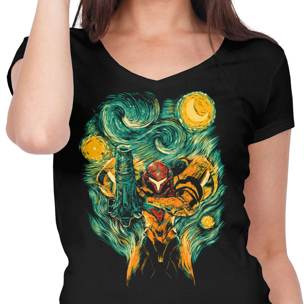 Starry Hunter - Women's V-Neck